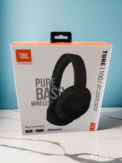 JBL Tune 1100 чёрные/бежевые