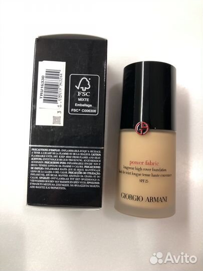 Armani тональный крем power fabric 2 новый