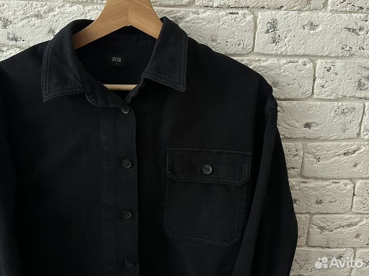 Рубашка теплая uniqlo