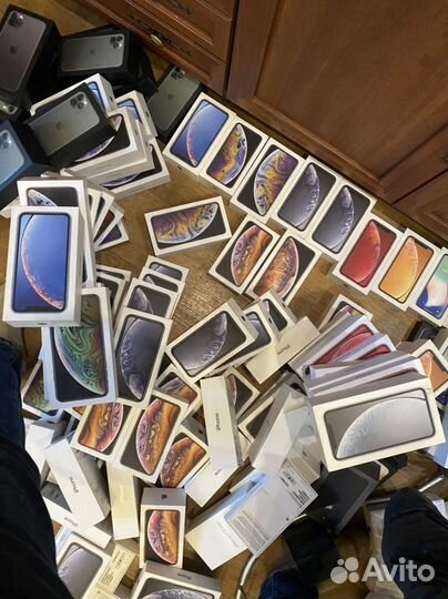 Коробки на iPhone / печать наклейки