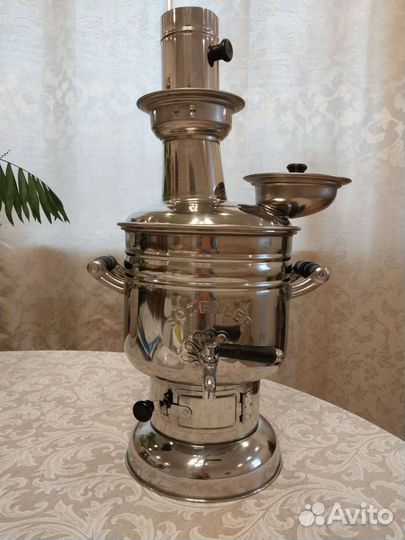 Самовар на дровах новый