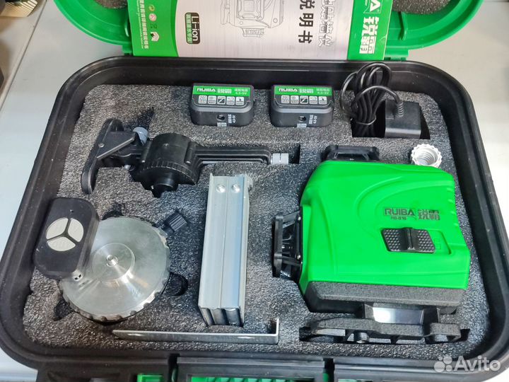 Профессиональный лазерный уровень 4D 16 лин Ruiba