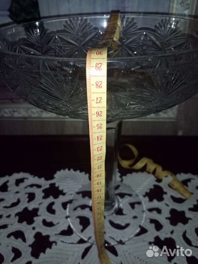 Хрустальная ваза