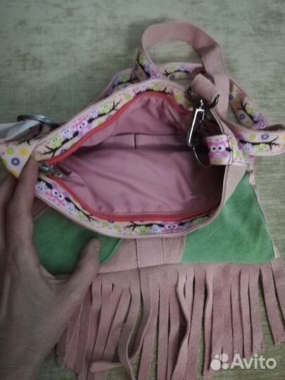 Сумка натуральная замша новая