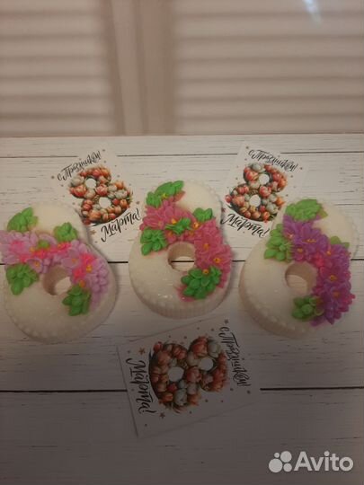 Мыло ручной работы на 8 Марта