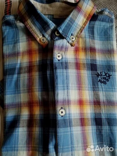 Рубашка подростковая с коротким рукавом фирмы mexx