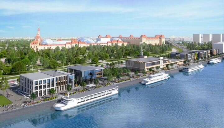 Офисные помещения возле набережной, 7725 м²