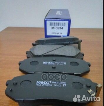 MPK34 колодки дисковые передние KIA Carens 2.0