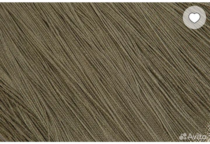 Нитяная штора светло-серый