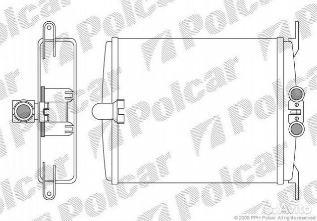 Радиатор отопителя Mercedes W140