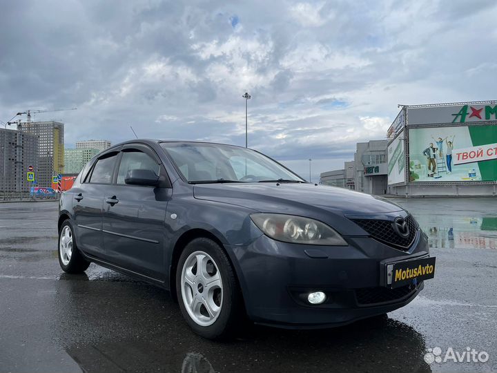 Mazda 3 1.6 МТ, 2008, 225 340 км