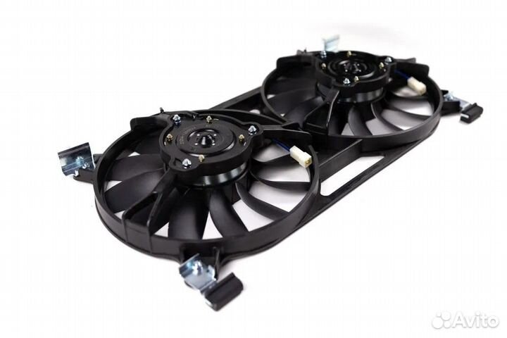Вентилятор ваз-21214 электрический двойной в сборе