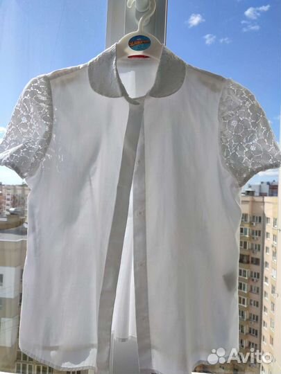 Школьная блузка для девочки 152 см