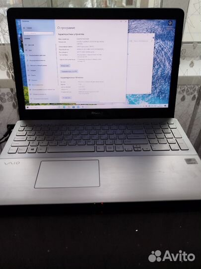 Ноутбук sony vaio i5