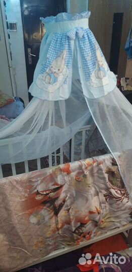 Балдахин на кроватку с креплением