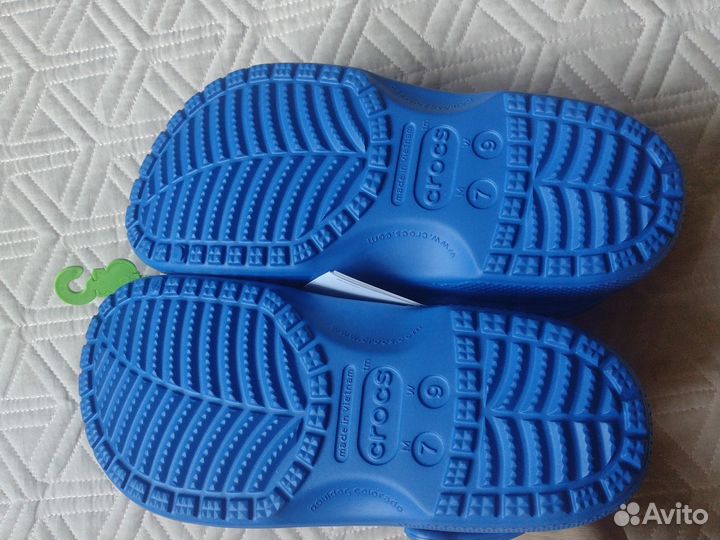 Новые женские сабо Crocs M7W9 синий 39 оригинал