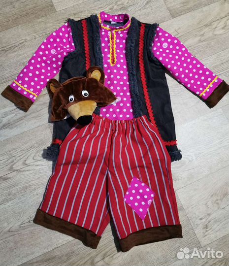 Новогодний костюм для мальчика Мишка