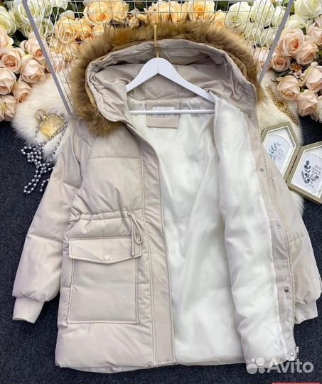 Пуховик зимний женский