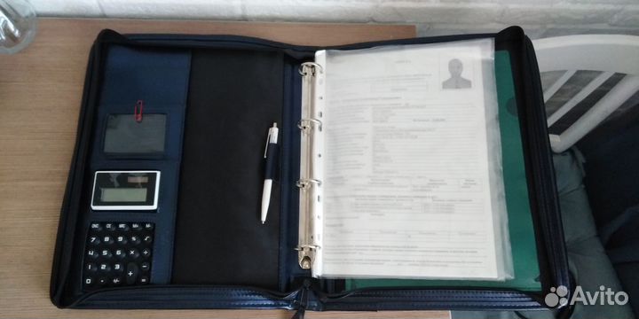 Папка для документов органайзер на молнии, новая