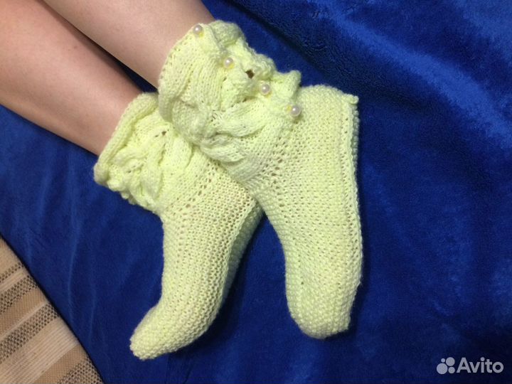 Носки вязаные женские