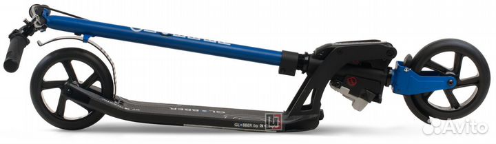 Самокат Globber MY TOO ONE K180 Brake (2023) синий