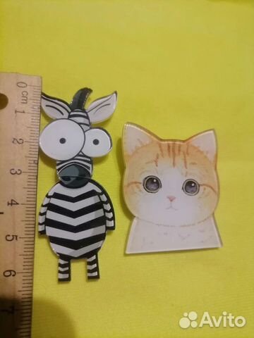 Значек пластик на булавке