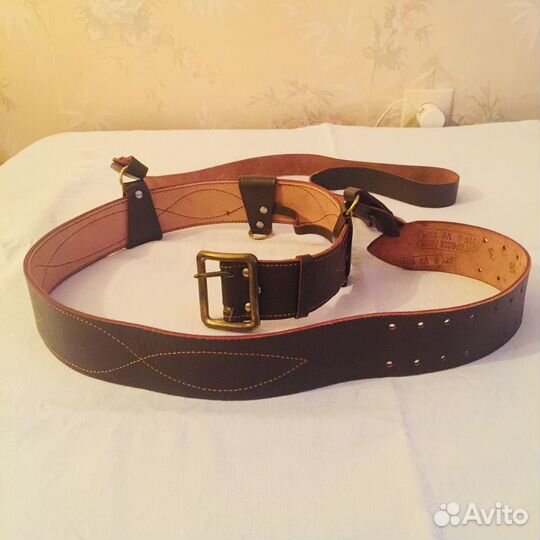 Портупея Новая Натуральная кожа. СССР. 1986 год
