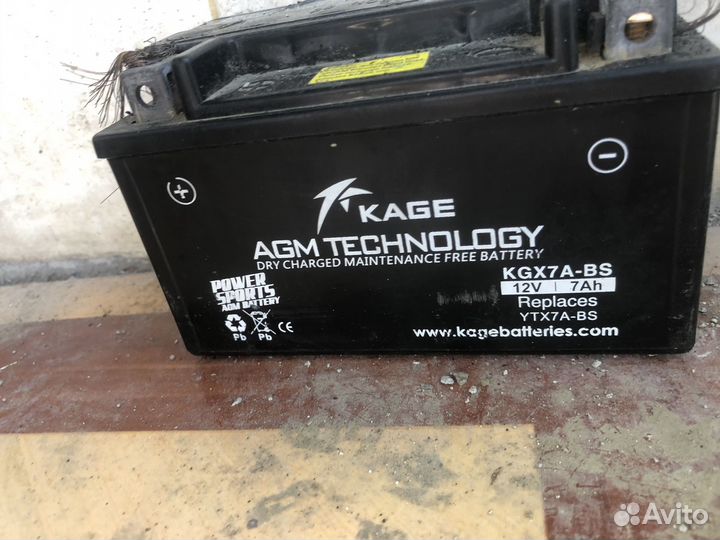 Аккумулятор для мотоцикла