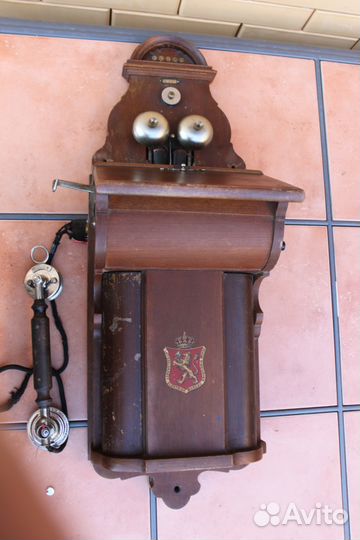 Настенный антикварный телефонный аппарат 1912 г