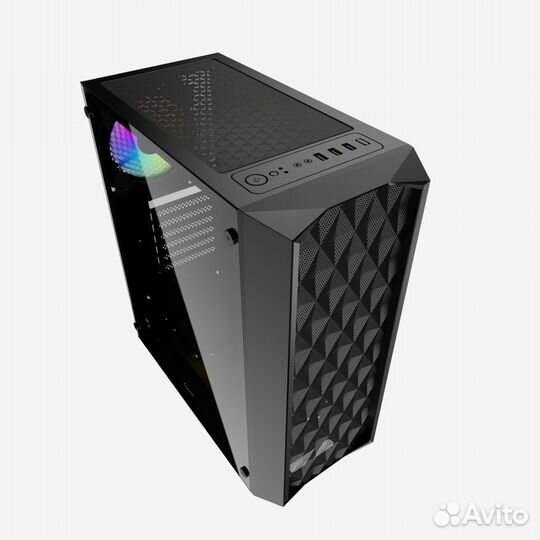 Компьютерный корпус Powercase diamond Mesh LED TG