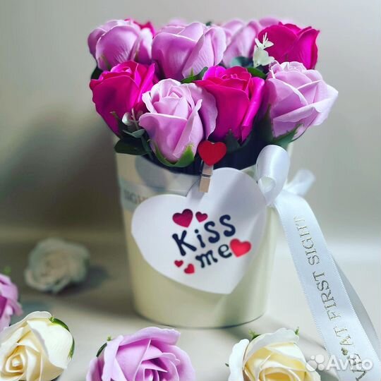 Мыльные розы Букеты