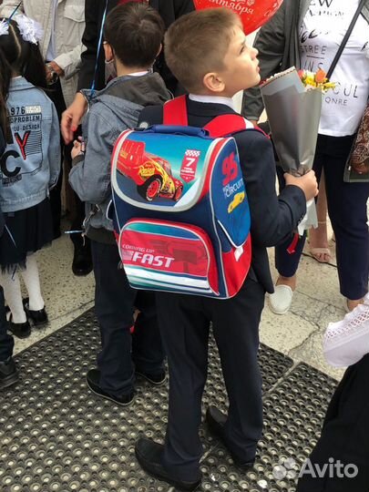 Школьная форма синяя на 1 класс + туфли