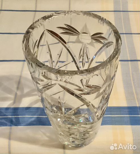 Ваза хрустальная СССР. Под цветы.Состояние отлично