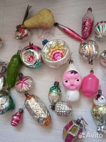 Елочные игрушки, гирлянды СССР, торг