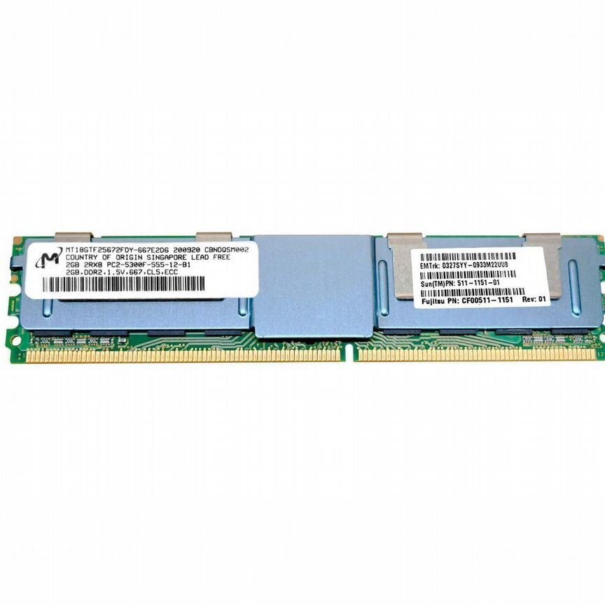 [511-1151-01] Оперативная Память Sun Ddr2 2gb 511-1151-01