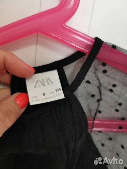 Блузка zara для девочки 134