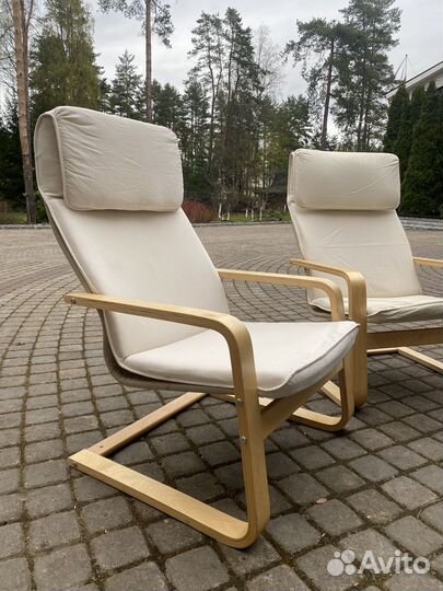 Поэнг IKEA кресло качалка. 2 штуки