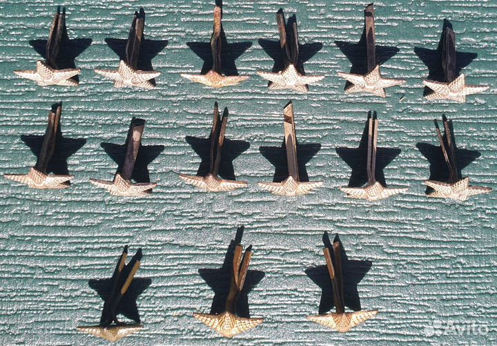 Звезды на погоны ркка мл. офицеры обр. 1943 г