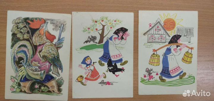 Набор открыток Герои любимых сказок