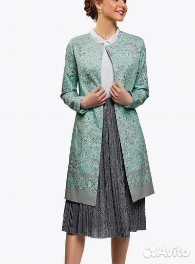 Жакет бирюзовый