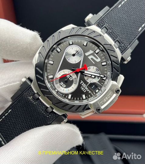 Спортивные мужские часы Tissot T-Race с гарантией