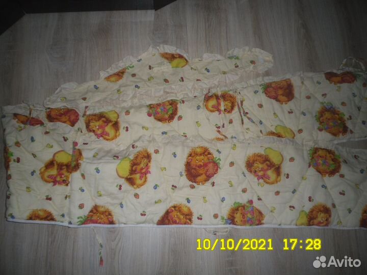 Бортики для детской кроватки