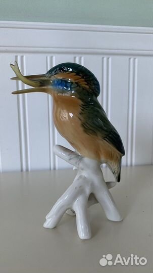 Статуэтка зимородок с рыбкой Карл Энс