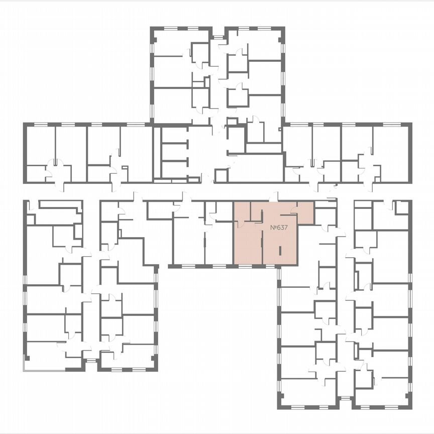 1-к. апартаменты, 48,5 м², 10/13 эт.