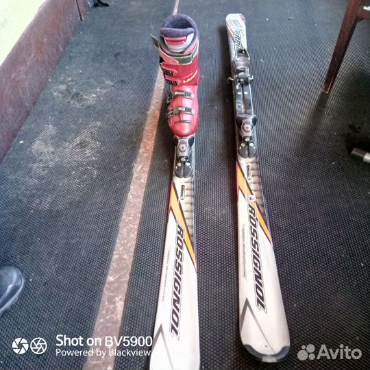 Горные лыжи Rossignol + ботинки