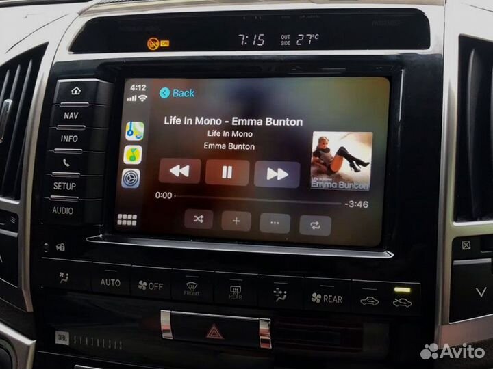 Блок навигации Toyota Land Cruiser 200 2012+