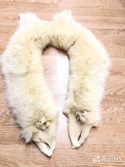 Меховой воротник песец