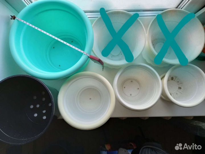 Горшки для цветов, комнатных растений