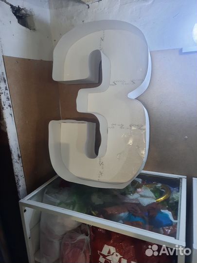 Каркасная цифра