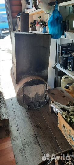 Печь для бани на дровах бу